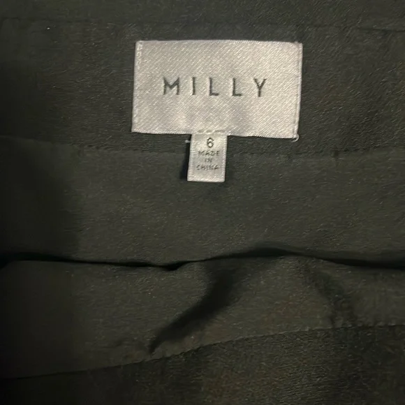 Milly Elegant Black Off-Shoulder Dress - Picture 2 of 6